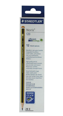 STAEDTLER NORIS 120-2B 12PCS